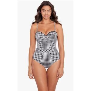 SKINNY DIPPERS Busta Move One Piece Swimsuit Size Small NNWT